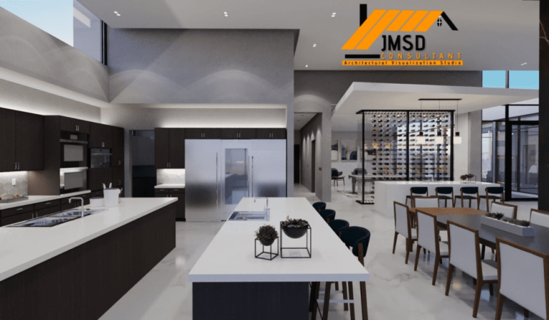 KITCHEN INTERIOR RENDERING NAPLES FLORIDA