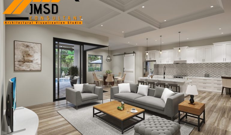 3D Interior Design Rendering Charlotte North Carolina