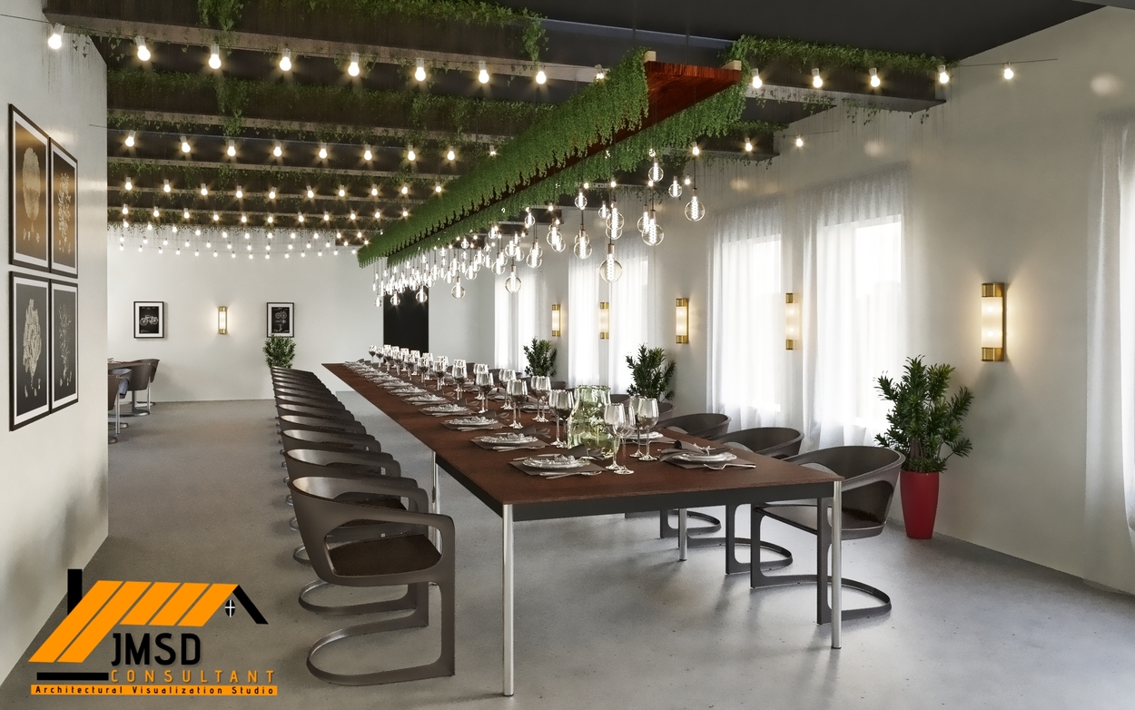 Architectural Visualization for Event Halls Interior Design in Warren City MI