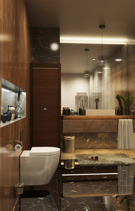 Bathroom Rendering Los Angeles California