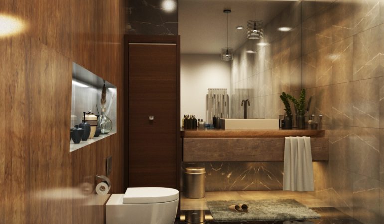 Bathroom Rendering Los Angeles California