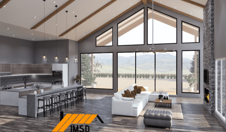 3D Rendering For Living Room Interior Design in Phoenix Arizona