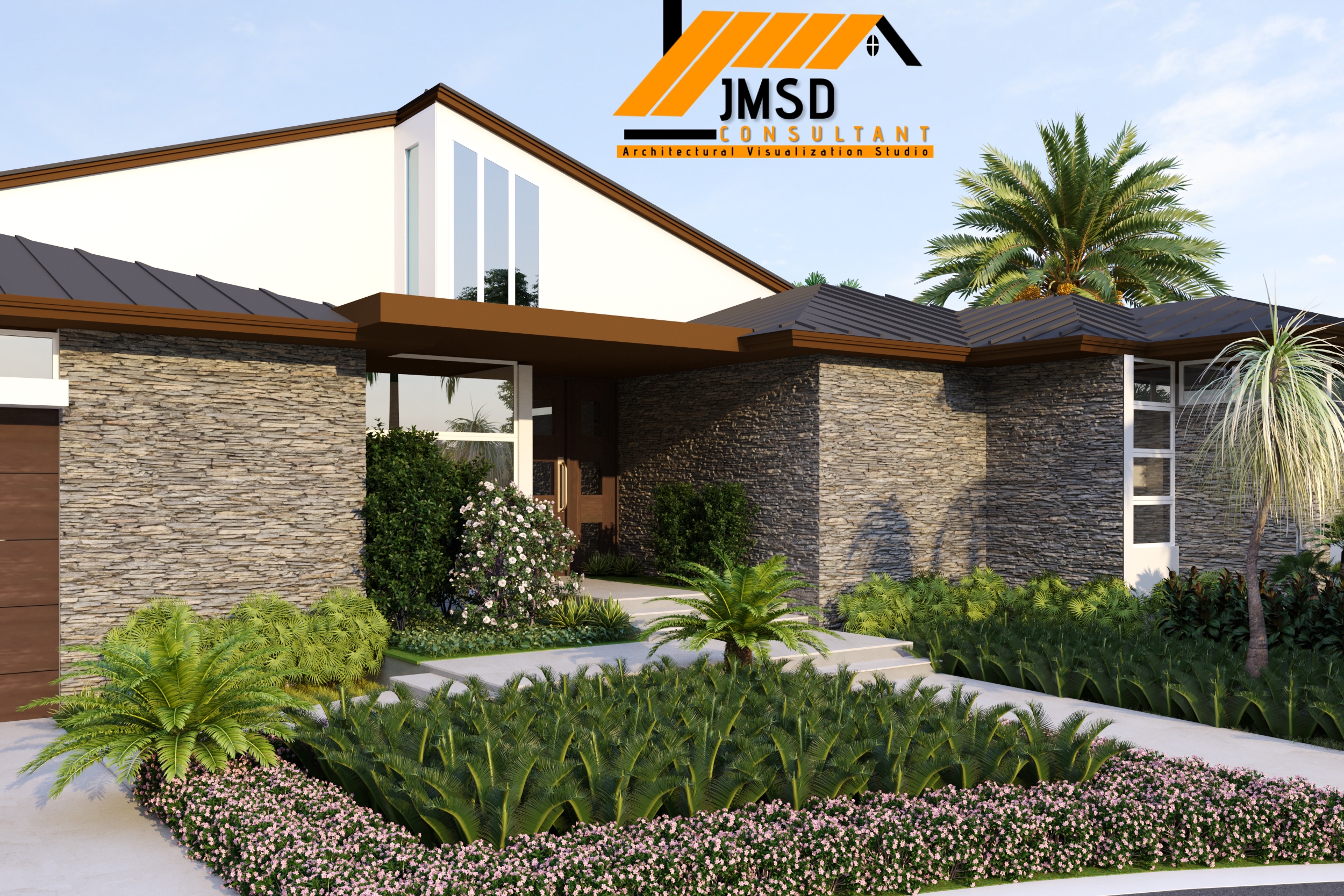 Landscape design and 3D exterior rendering