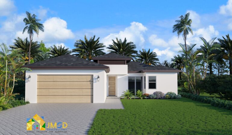 3D Exterior Rendering in Naples Florida