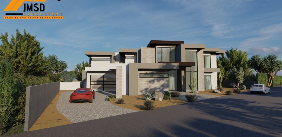 3D Exterior Rendering for Home Builders