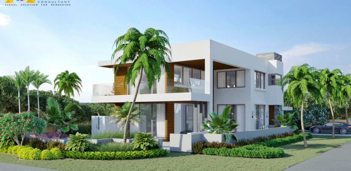 Single Family Home Rendering Miami Florida