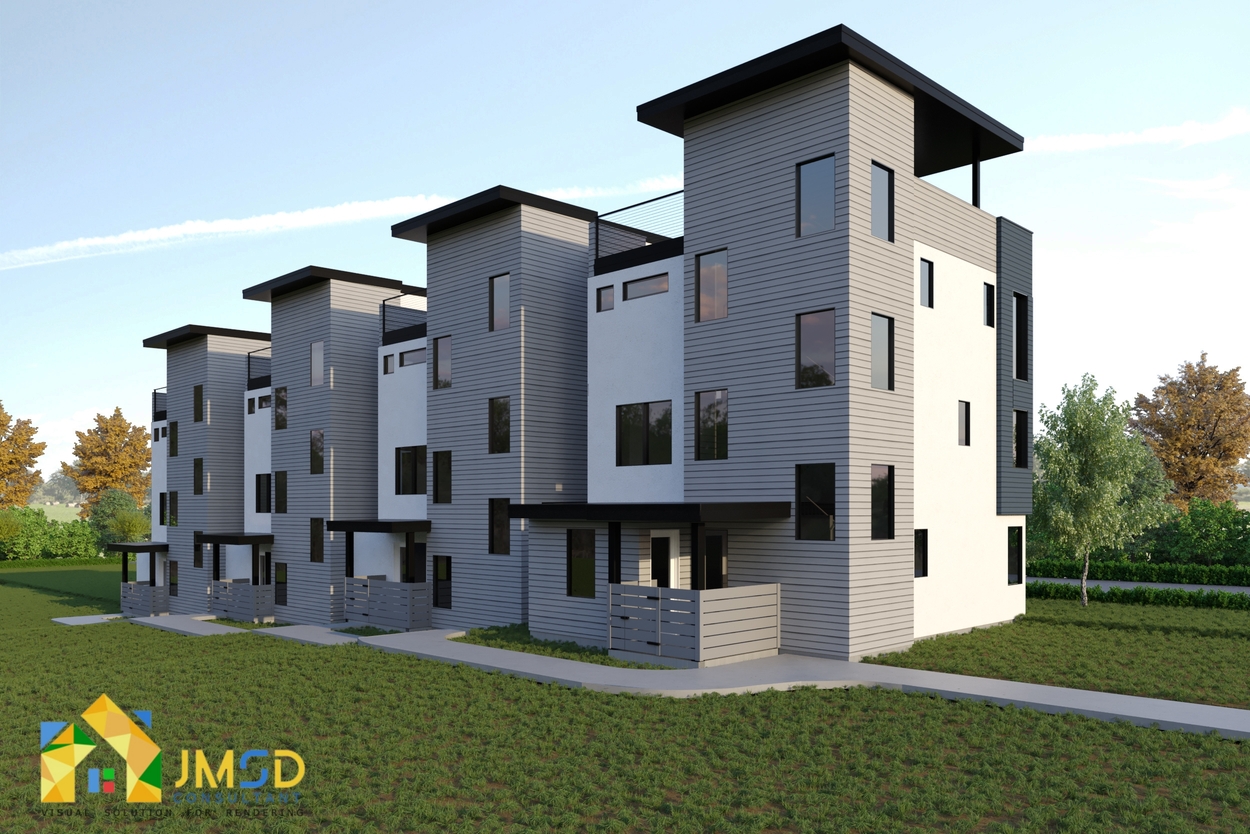 3D ARCHITECTURAL EXTERIOR VISUALIZATION RENDERING