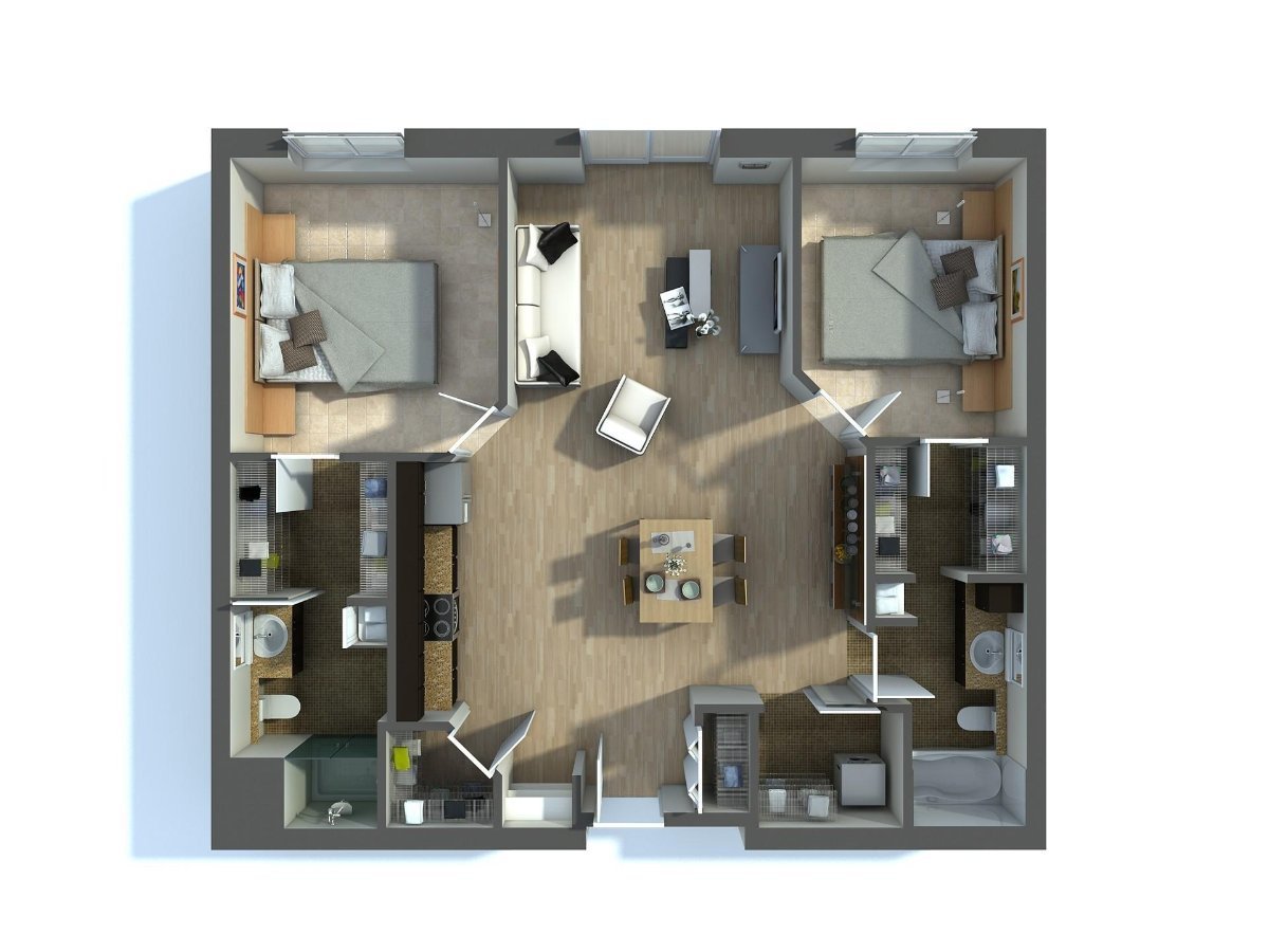 3D Floorplan Designs