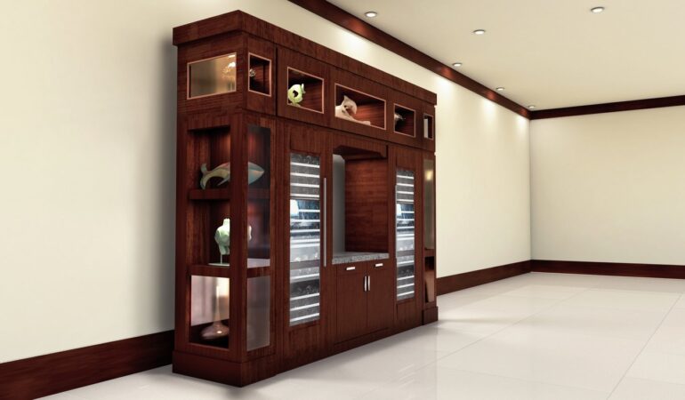 3D Product Visualization for Wine Cabinet