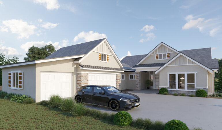 3D Exterior House Rendering Aurora Colorado