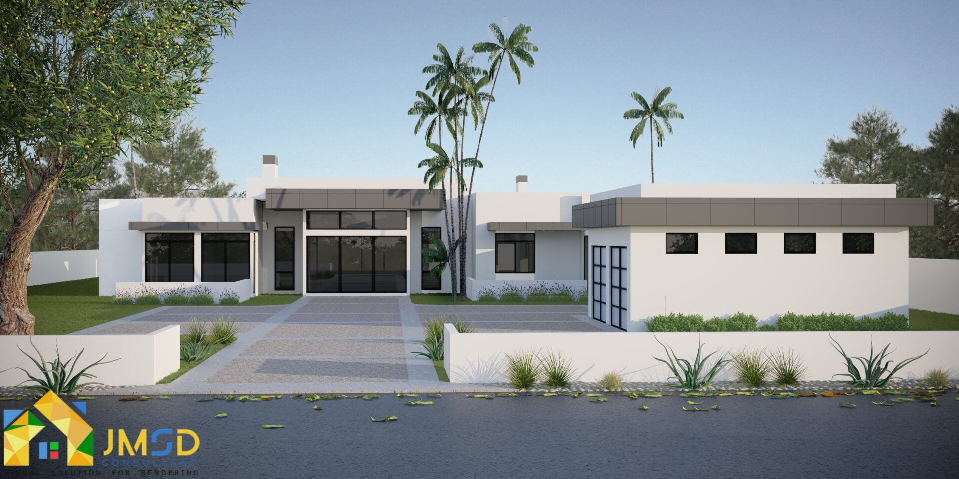 3D House Rendering Paradise valley Arizona