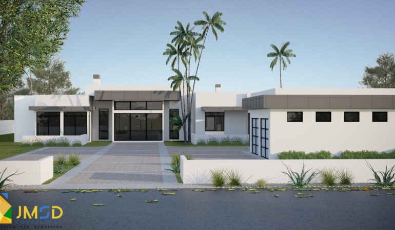 3D House Rendering Paradise valley Arizona