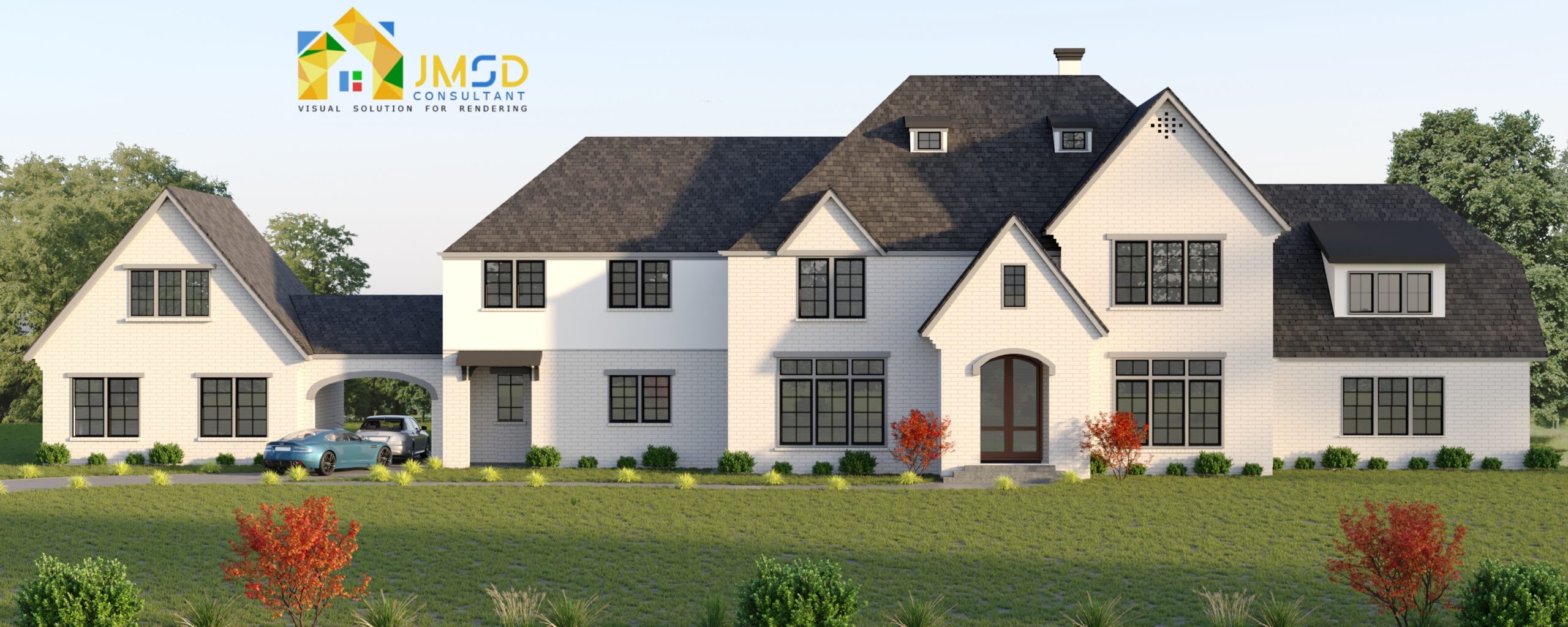 3D Rendering of a House Exterior Visualization New Haven Missouri