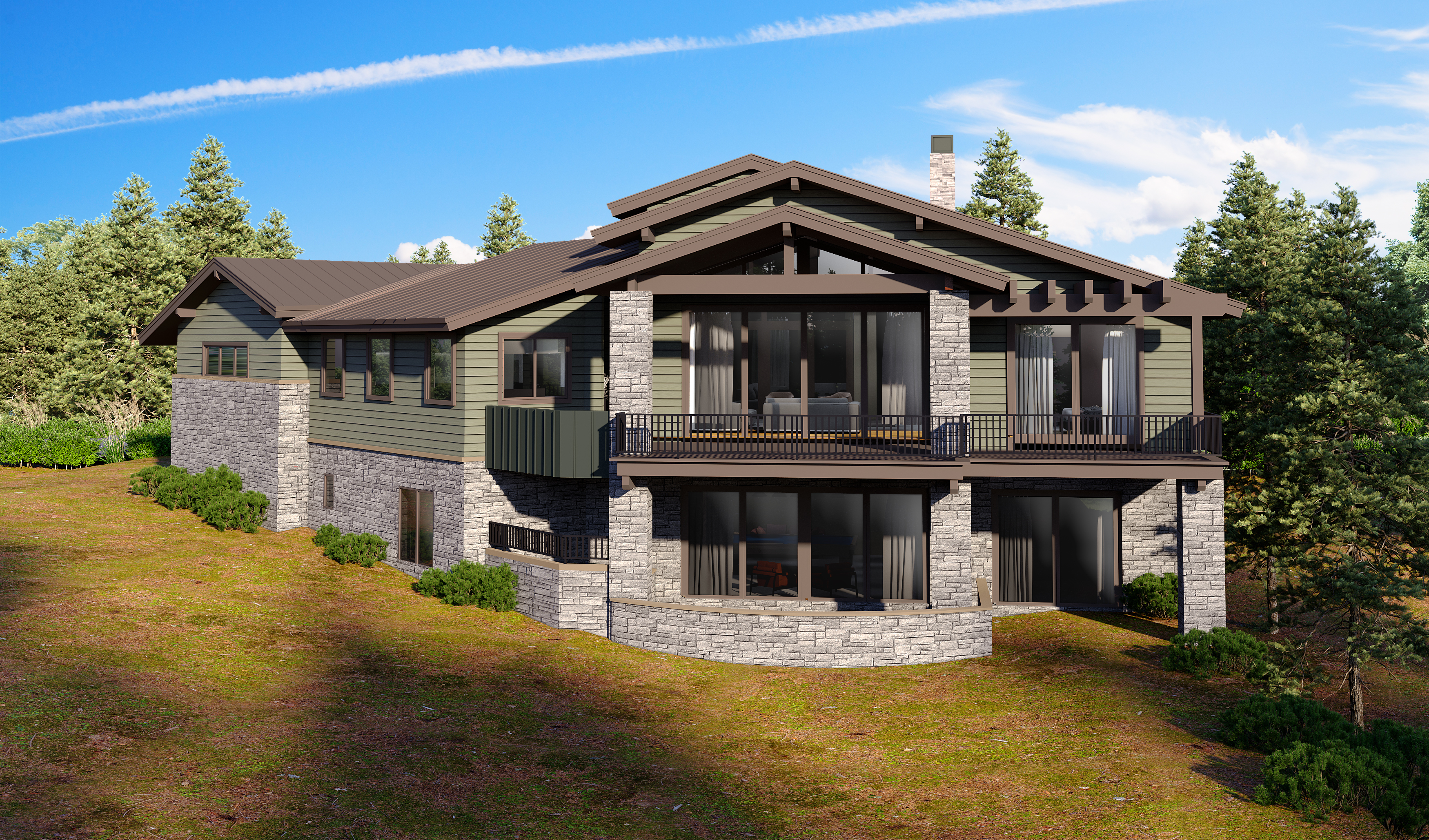 3D Home Exterior Design Rendering Services