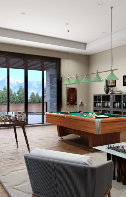 Game Room Interior Design Rendering Phoenix Arizona